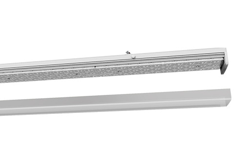Splashproof LED Linear Ceiling Light 68W 170LM/W White Housing
