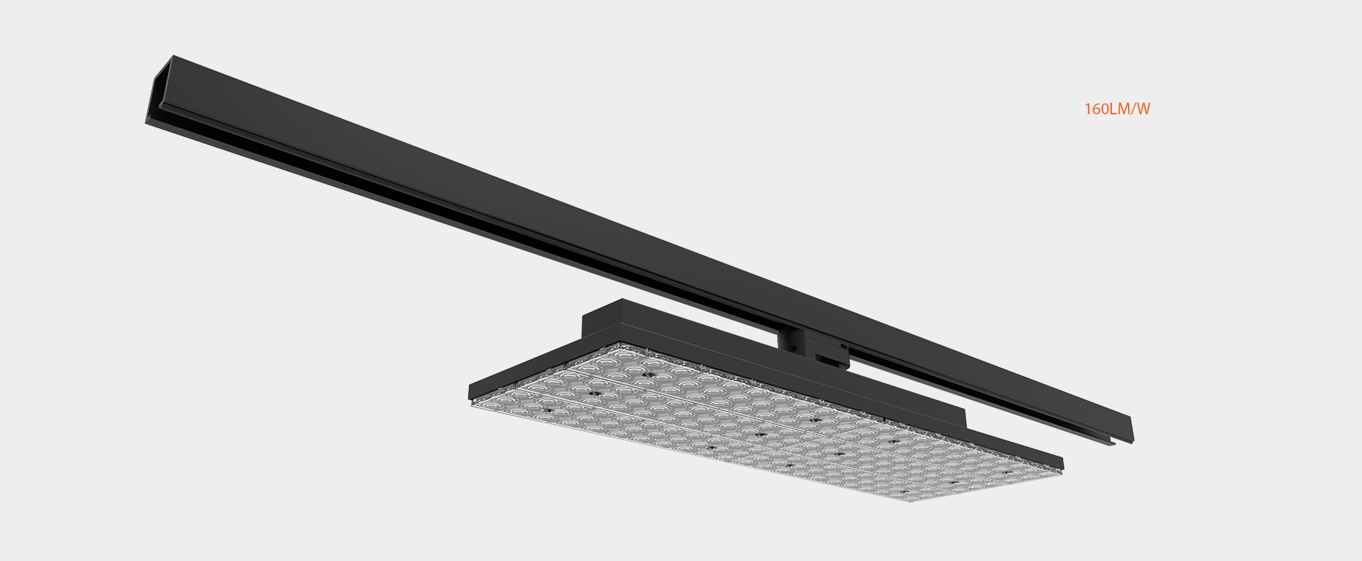 350 degree Led Linear Track Lighting IP20 Aluminium Material