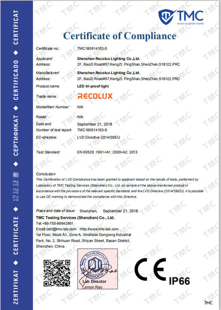 Shenzhen Recolux Lighting Company Limited